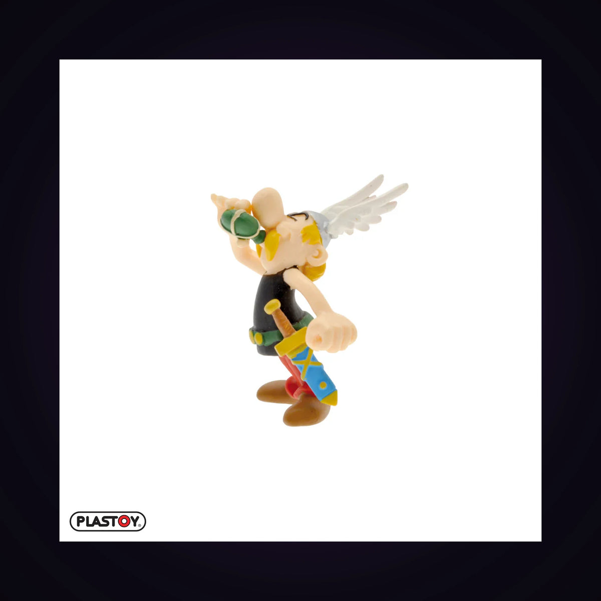 Figurine Astérix buvant la potion magique