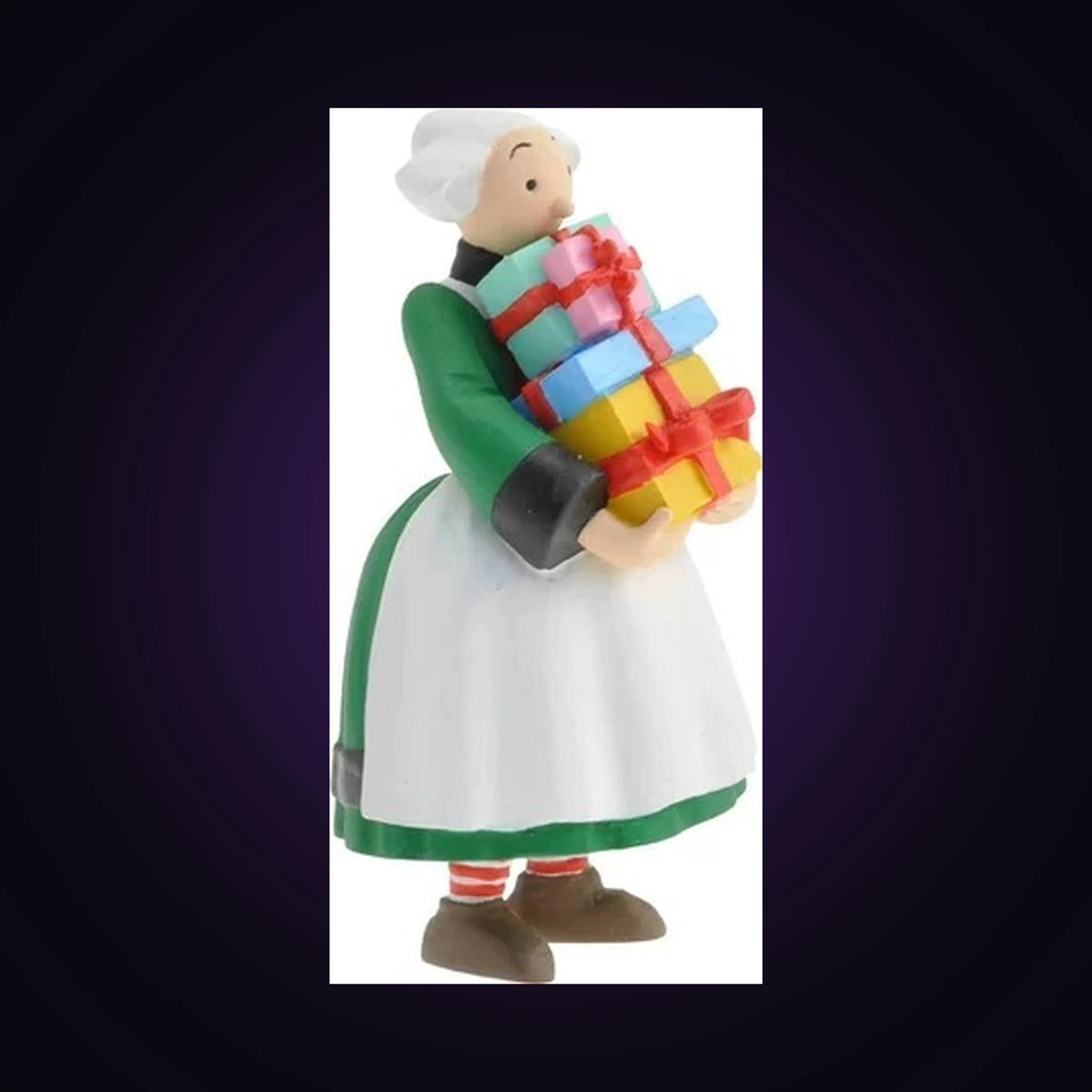 Figurine Bécassine et cadeaux