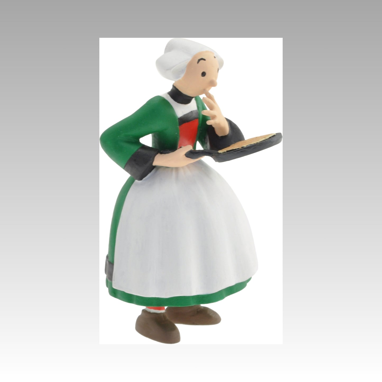 Figurine Bécassine et la crêpe