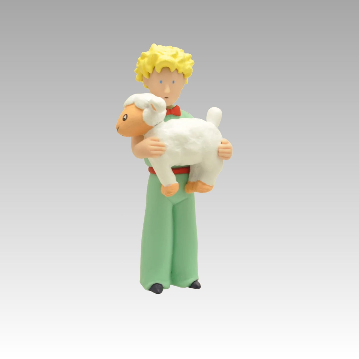 Figurine le Petit Prince et le mouton
