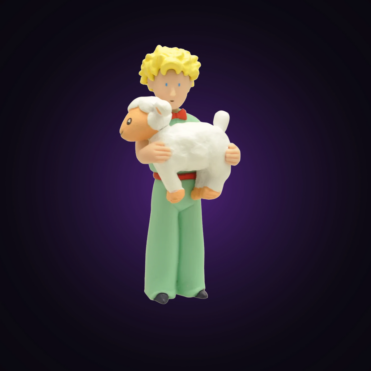 Figurine le Petit Prince et le mouton