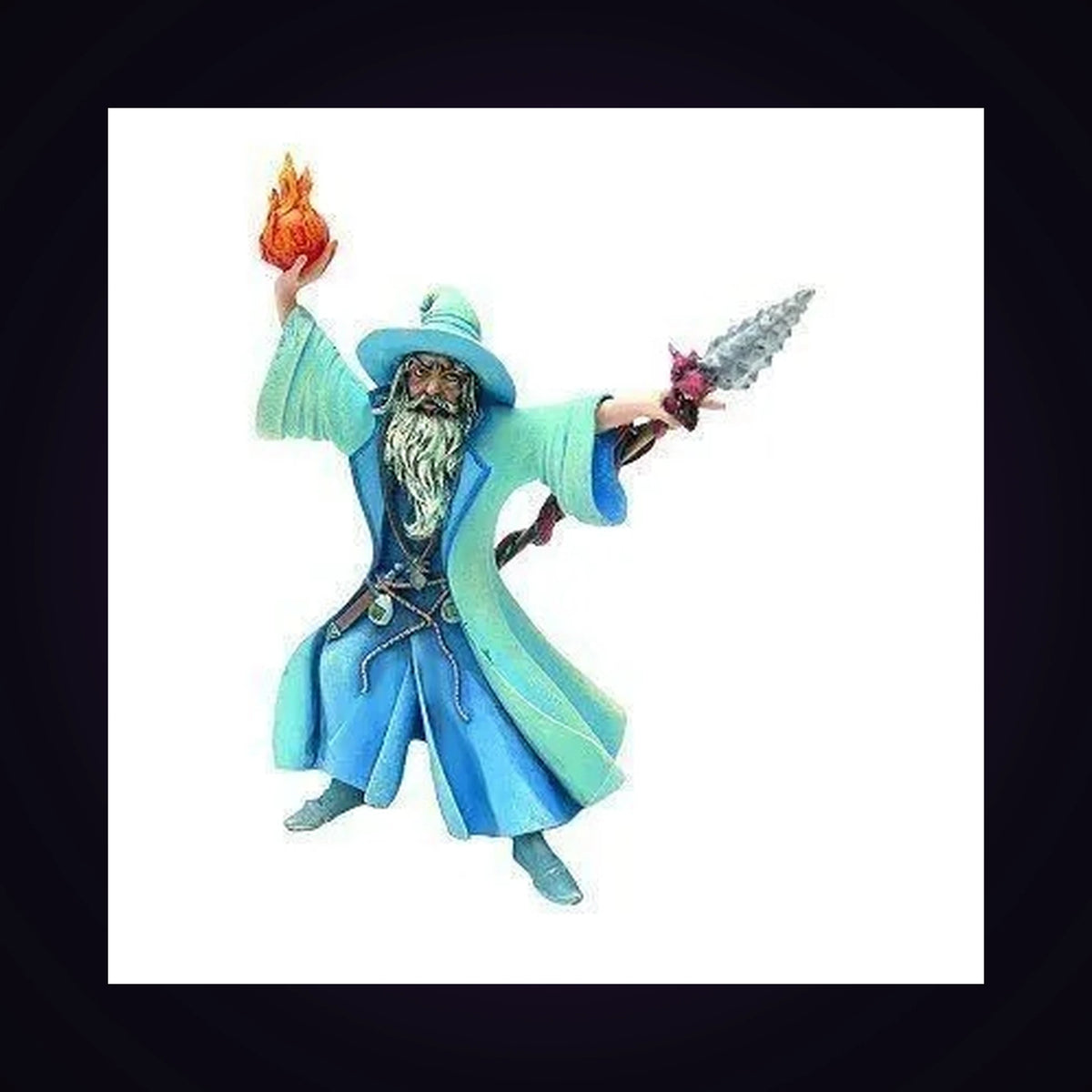 Figurine Magicien Bleu