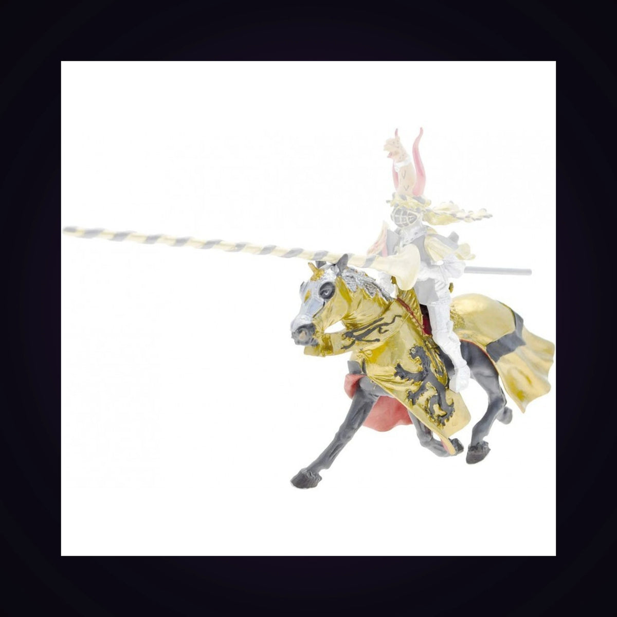Figurine Cheval robe aux léopards