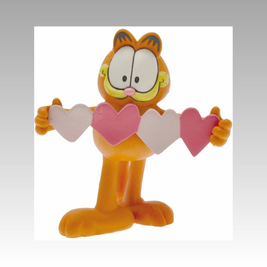 Figurine Garfield coeur