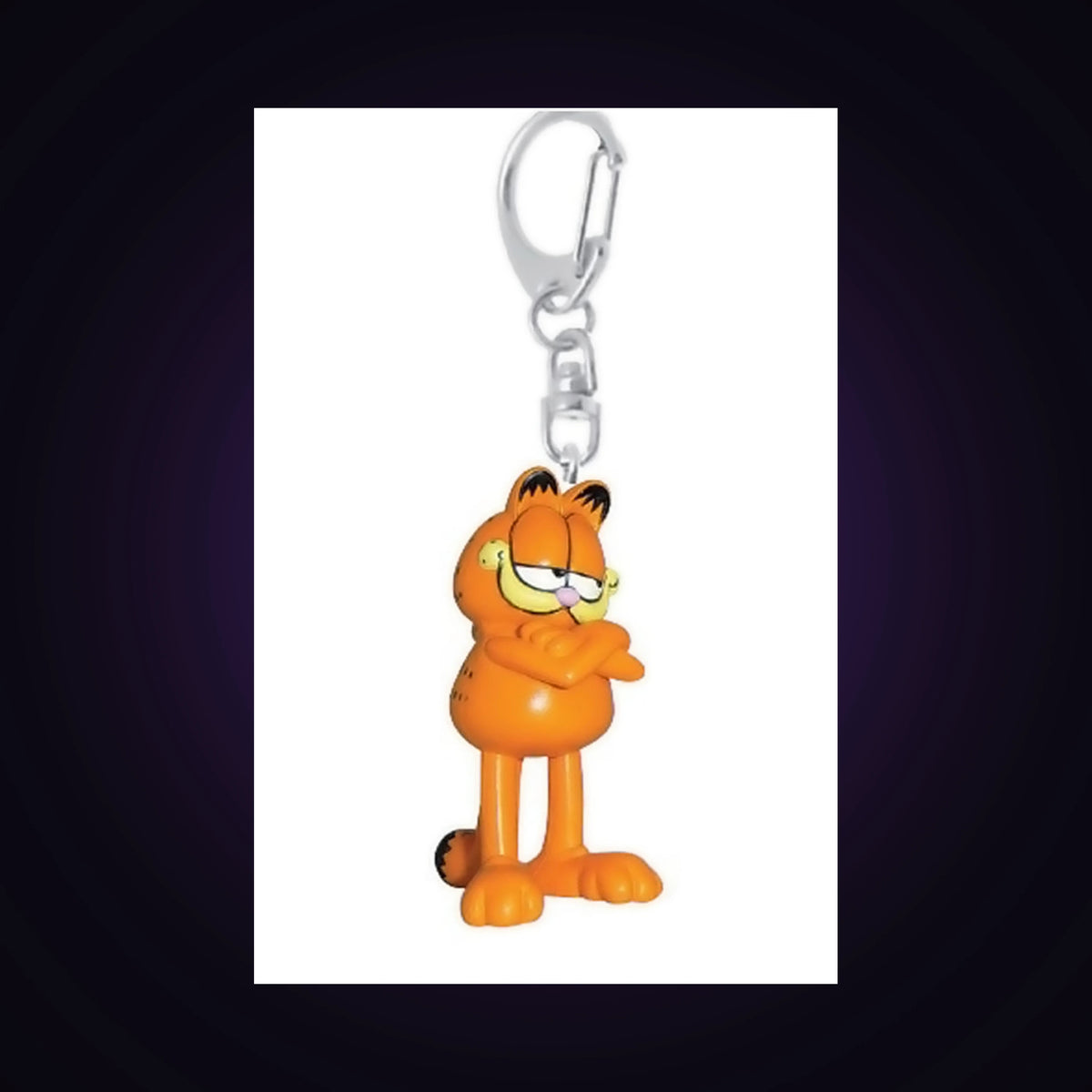 Porte-clés Garfield bras croisés