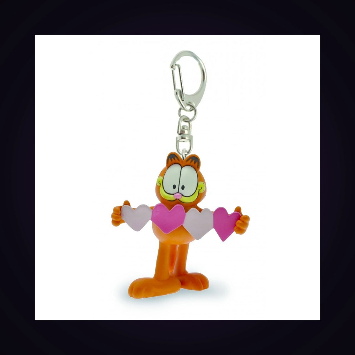 Porte-clés Garfield coeurs