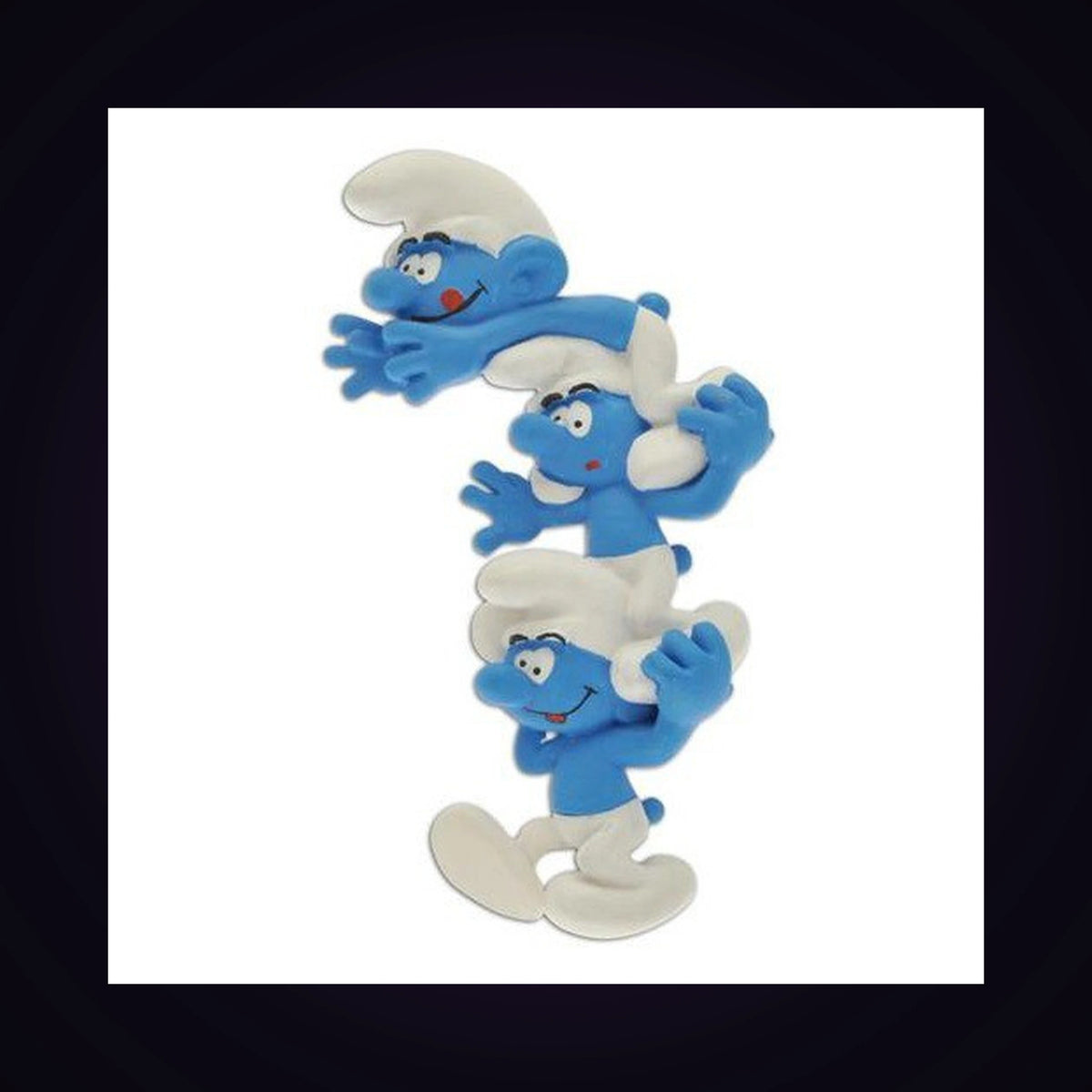 Magnet Schtroumpf courte échelle