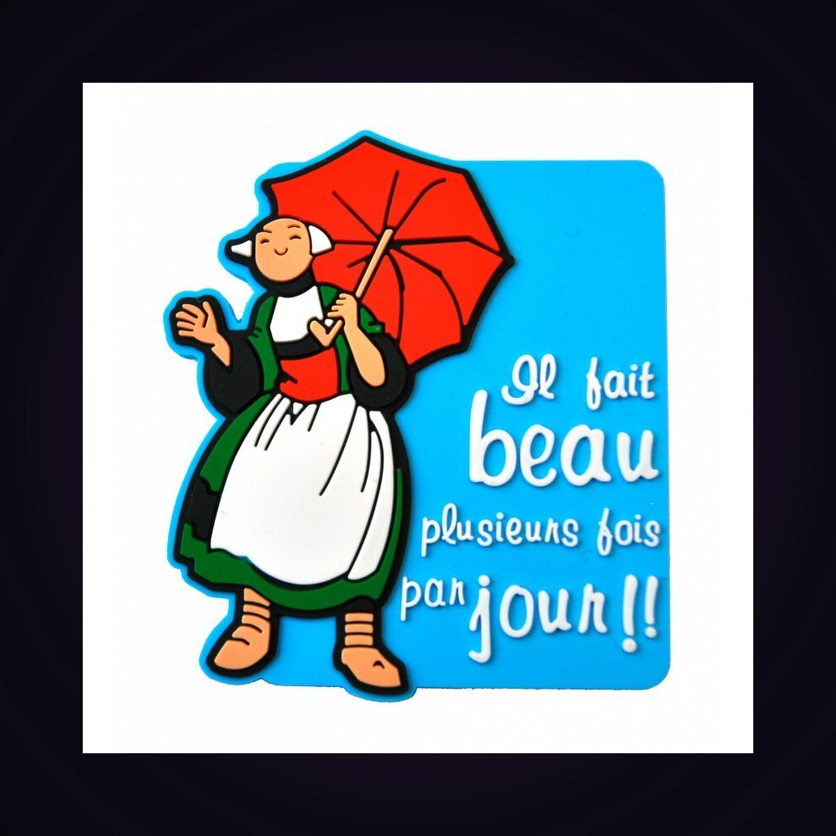 Magnet Becassine il fait beau