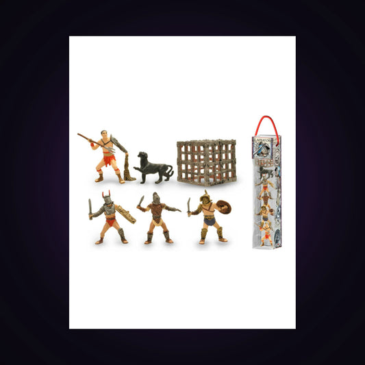 Tubo Gladiateur 6 Figurines