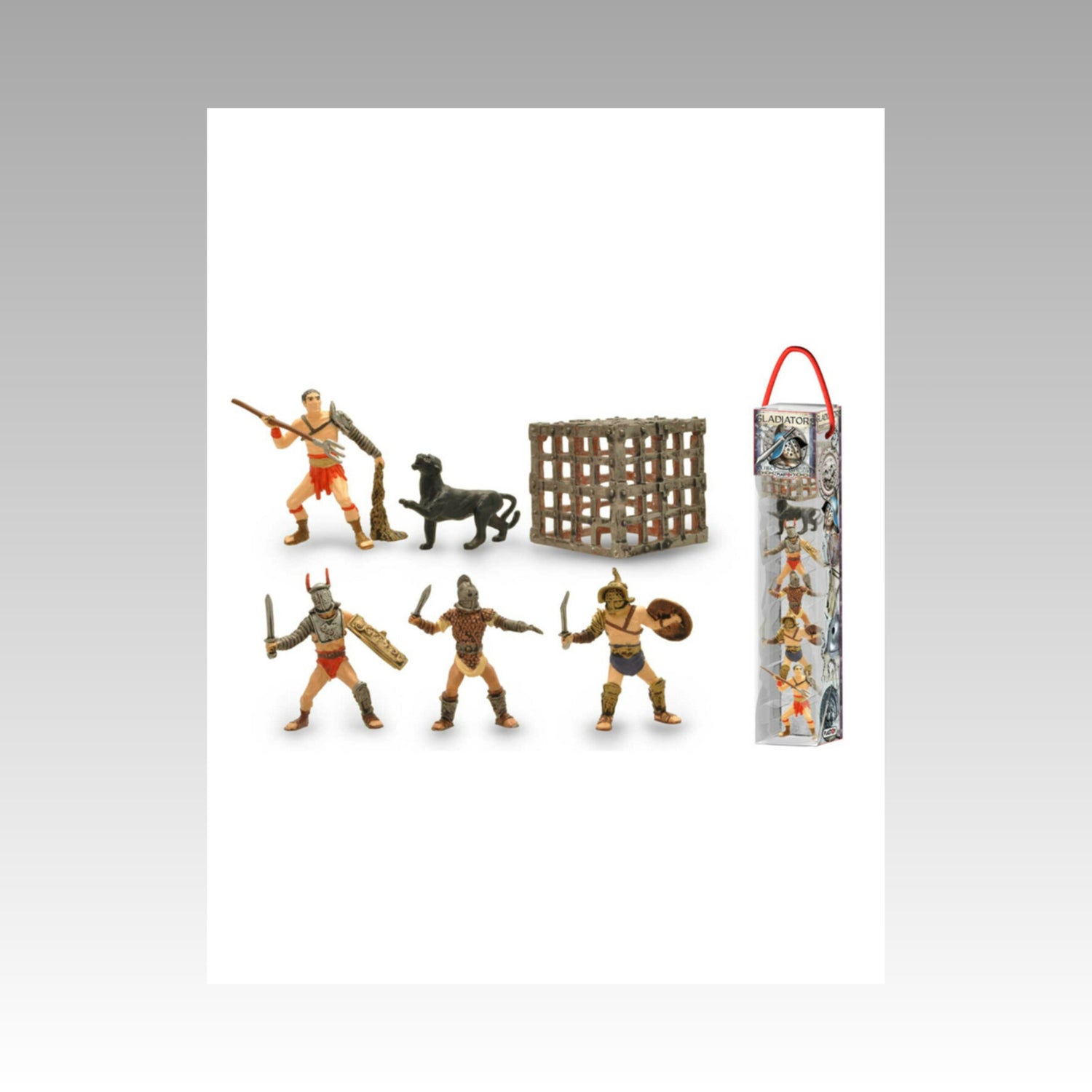 Tubo Gladiateur 6 Figurines