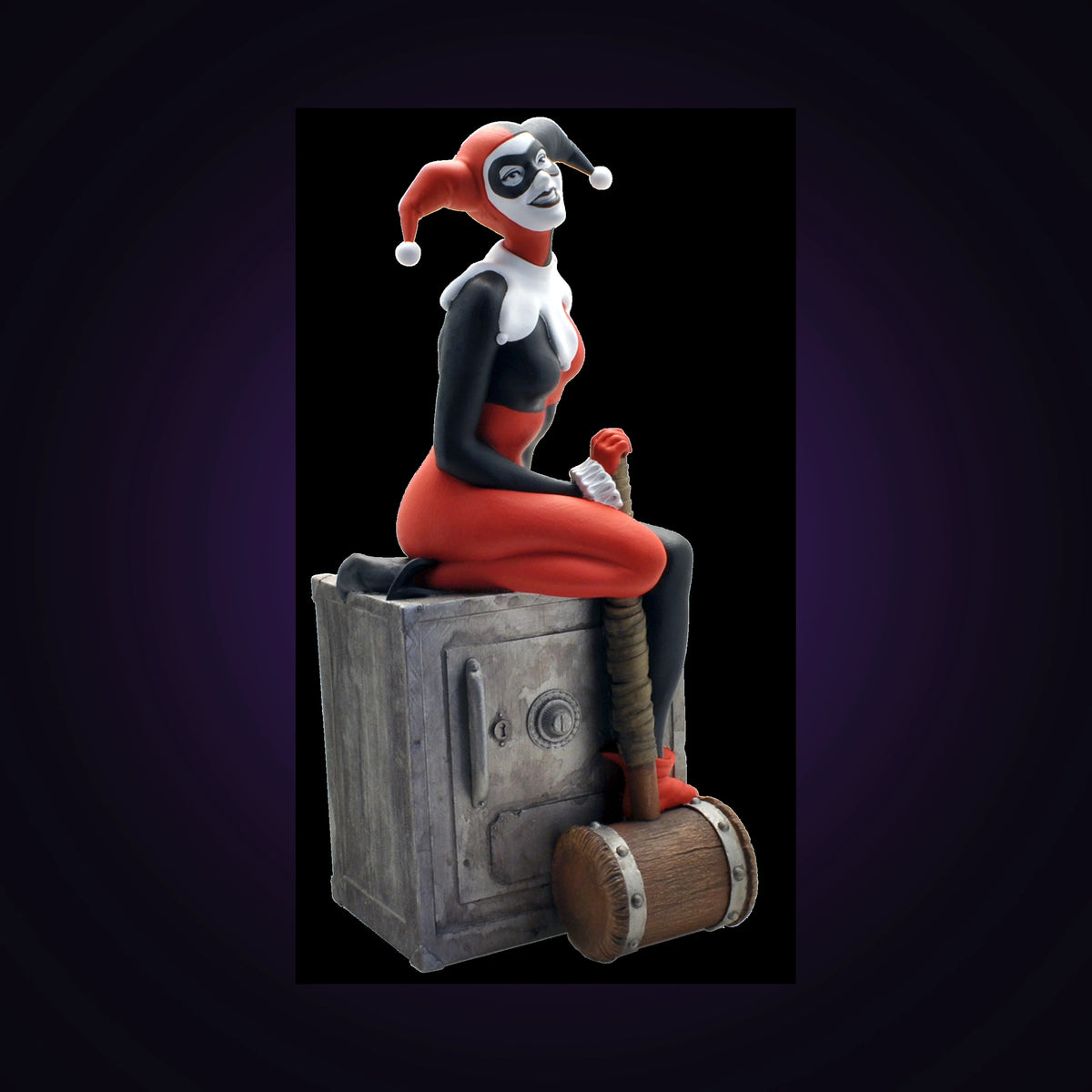 Tirelire Harley Quinn sur le coffre