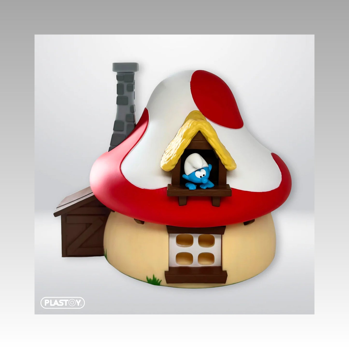 Tirelire Maison Champignon des Schtroumpfs