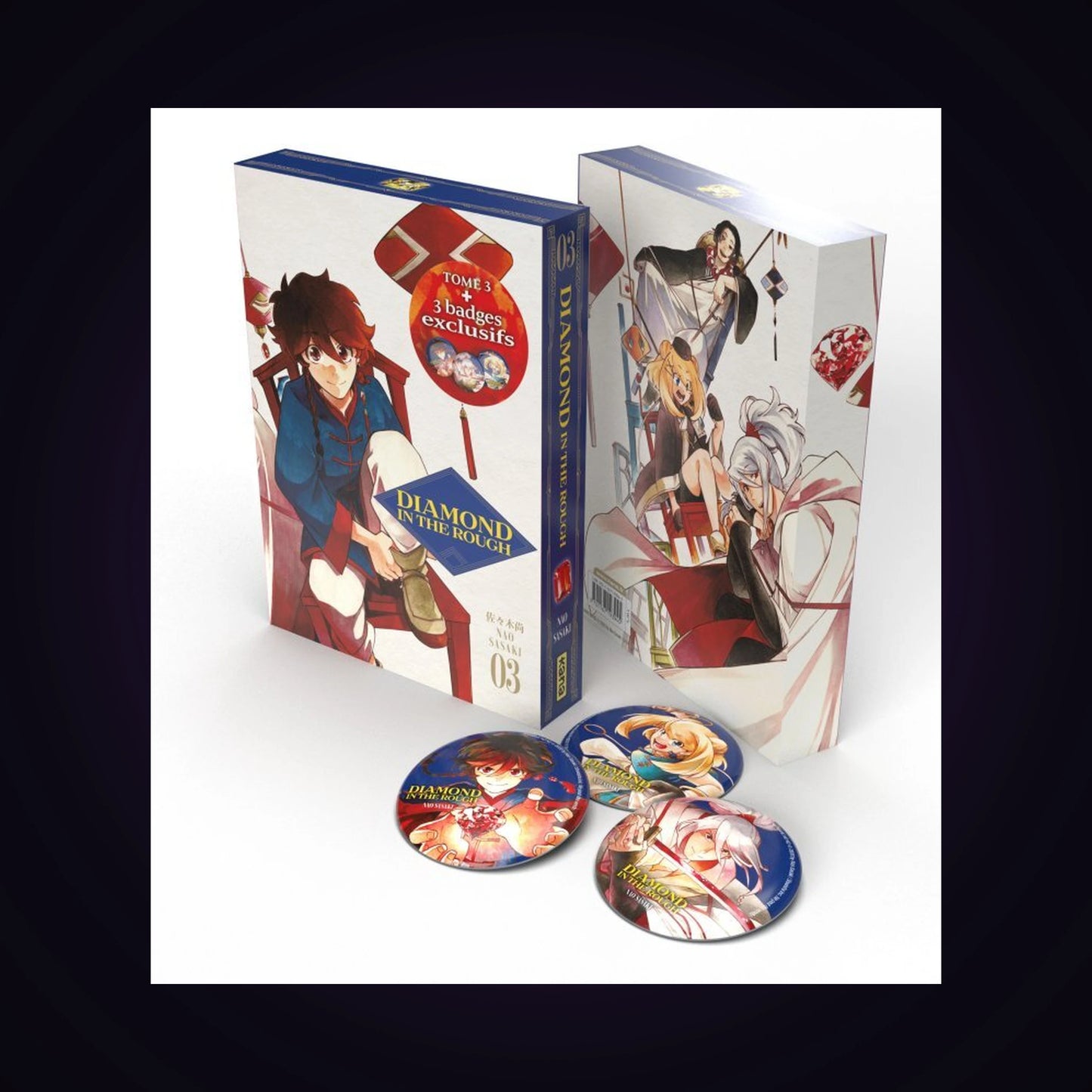 Diamond in the Rough - Coffret Tome 3 + 3 badges exclusifs