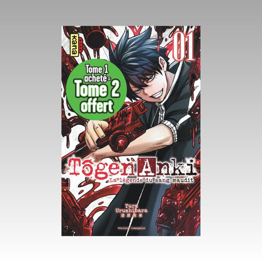 Pack Tôgen Anki - La légende du sang maudit. Tomes 1 et 2