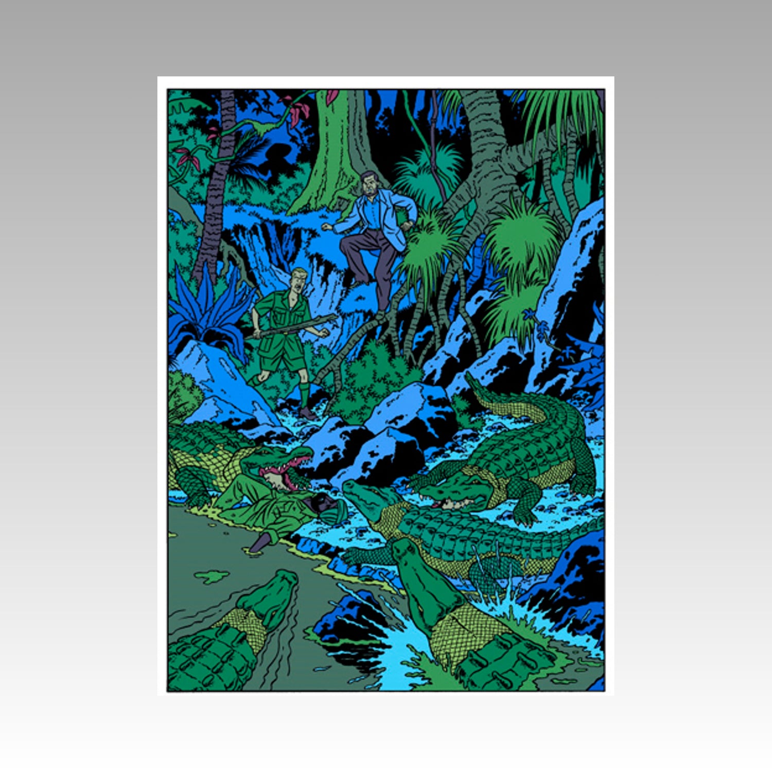Blake & Mortimer - Sérigraphie Collector - La vallée des immortels 2