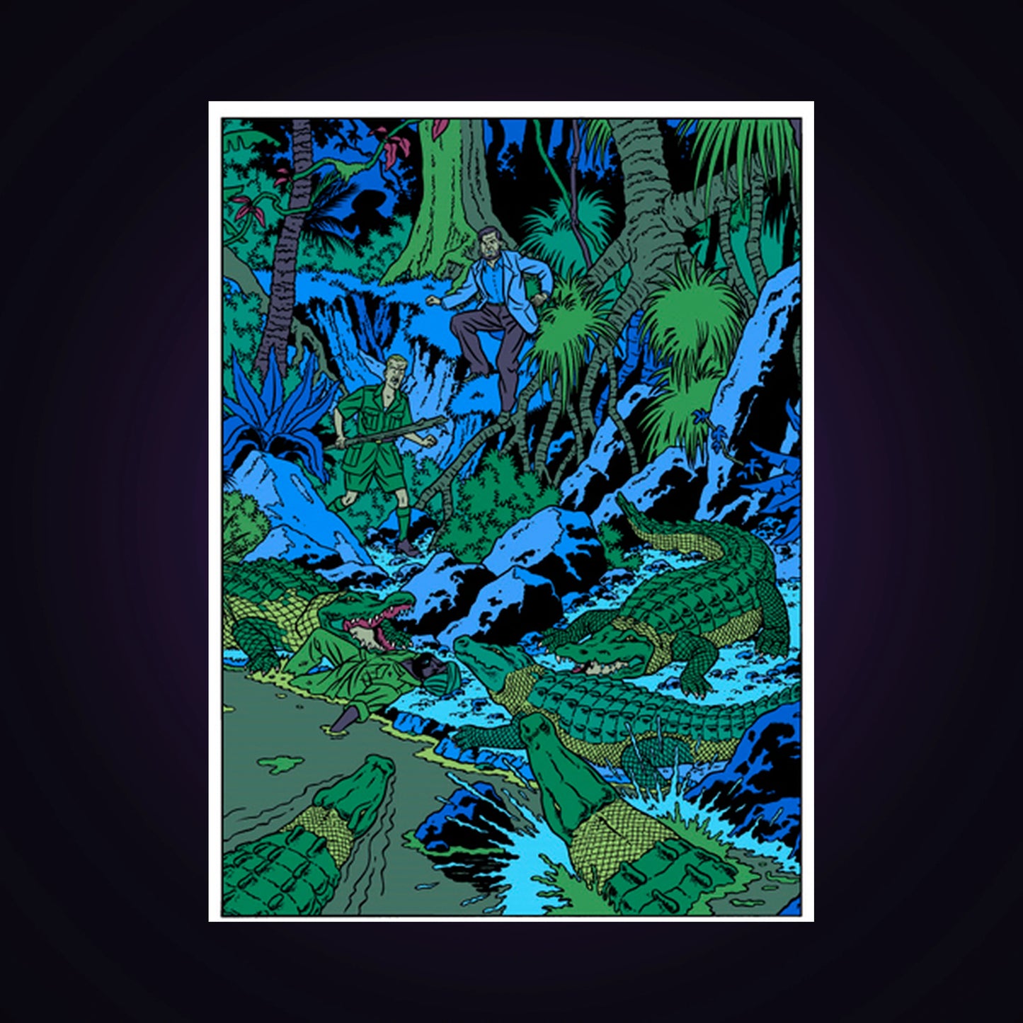 Blake & Mortimer - Sérigraphie Collector - La vallée des immortels 2