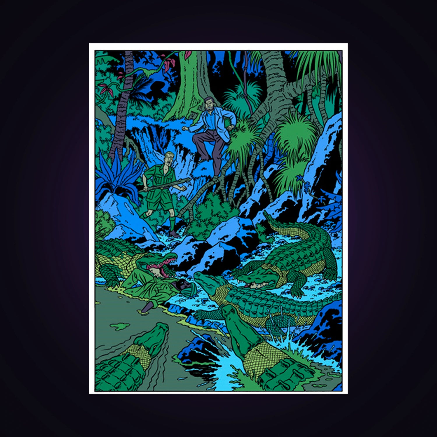 Blake & Mortimer - Sérigraphie Collector - La vallée des immortels 2