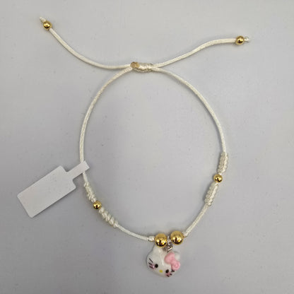 Hello Kitty Bracelet artisanal réglable