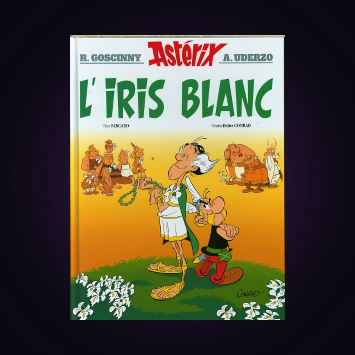 Astérix. Tome 40 - L'iris blanc (couverture rigide 2023)