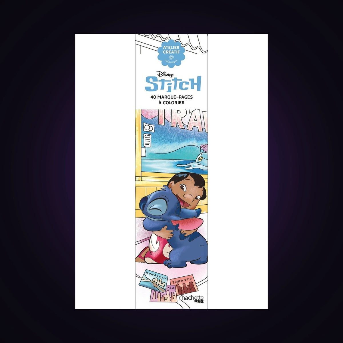 Stitch - 40 marque-pages à colorier