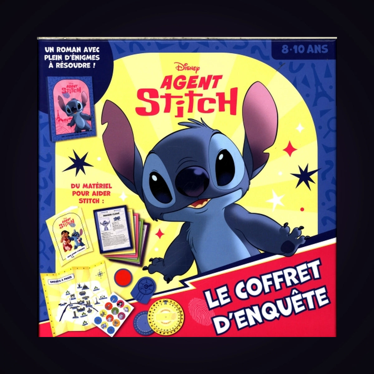 Agent Stitch - Le coffret d'enquête - Un roman avec plein d'énigmes à résoudre