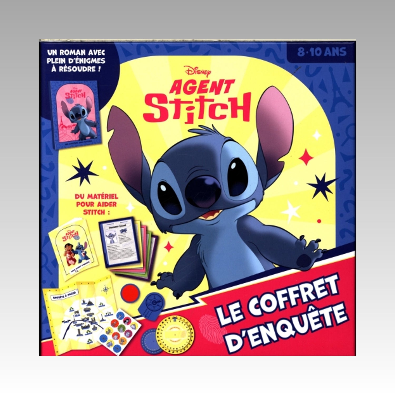 Agent Stitch - Le coffret d'enquête - Un roman avec plein d'énigmes à résoudre