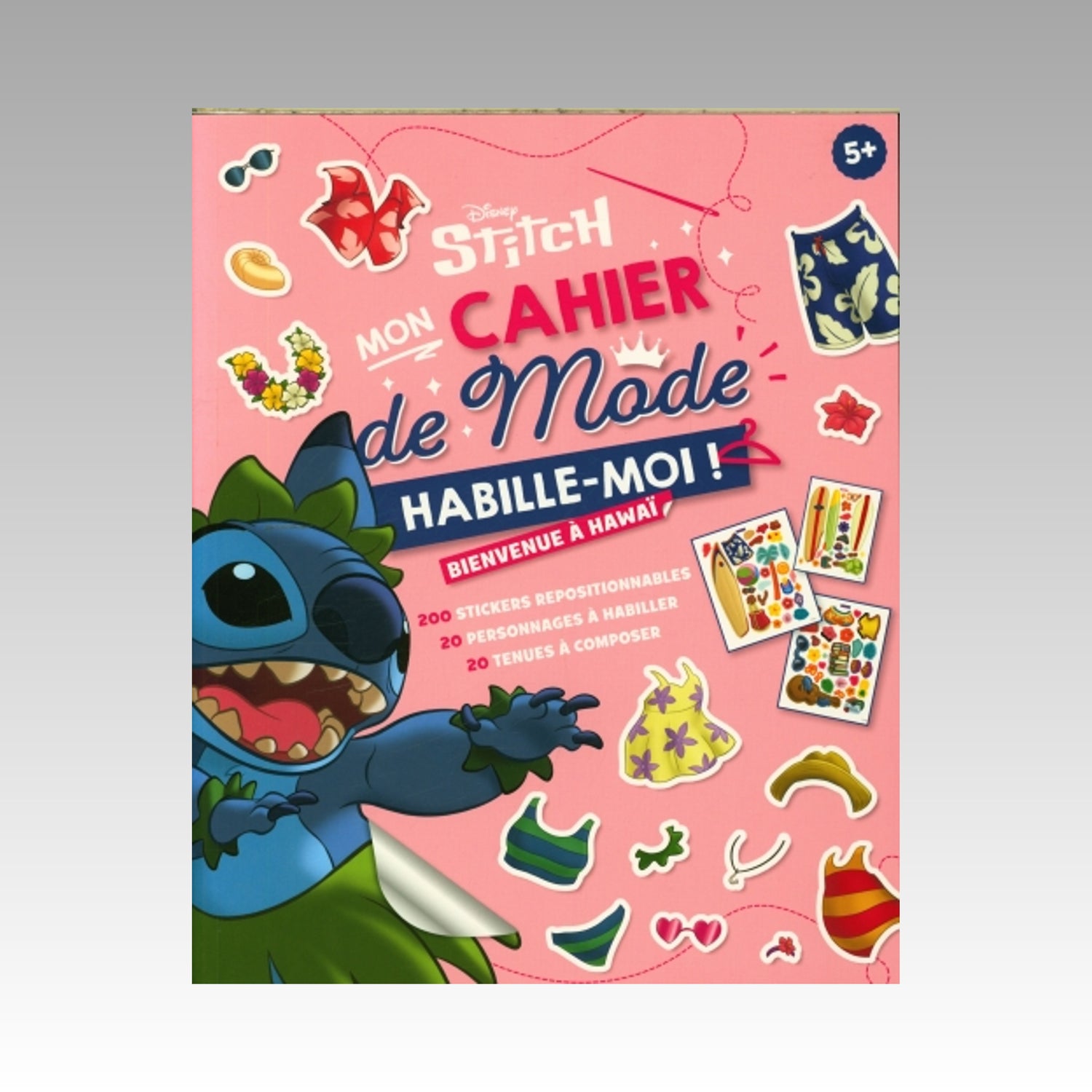 Stitch - Mon cahier de mode - Habille-moi ! - Bienvenue à Hawaï