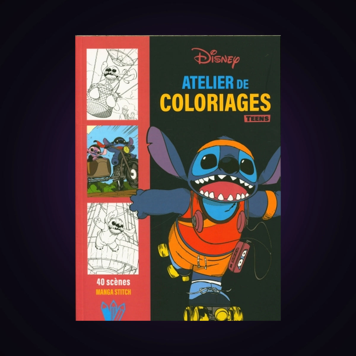 Atelier de coloriages - Teens - 40 scènes manga Stitch
