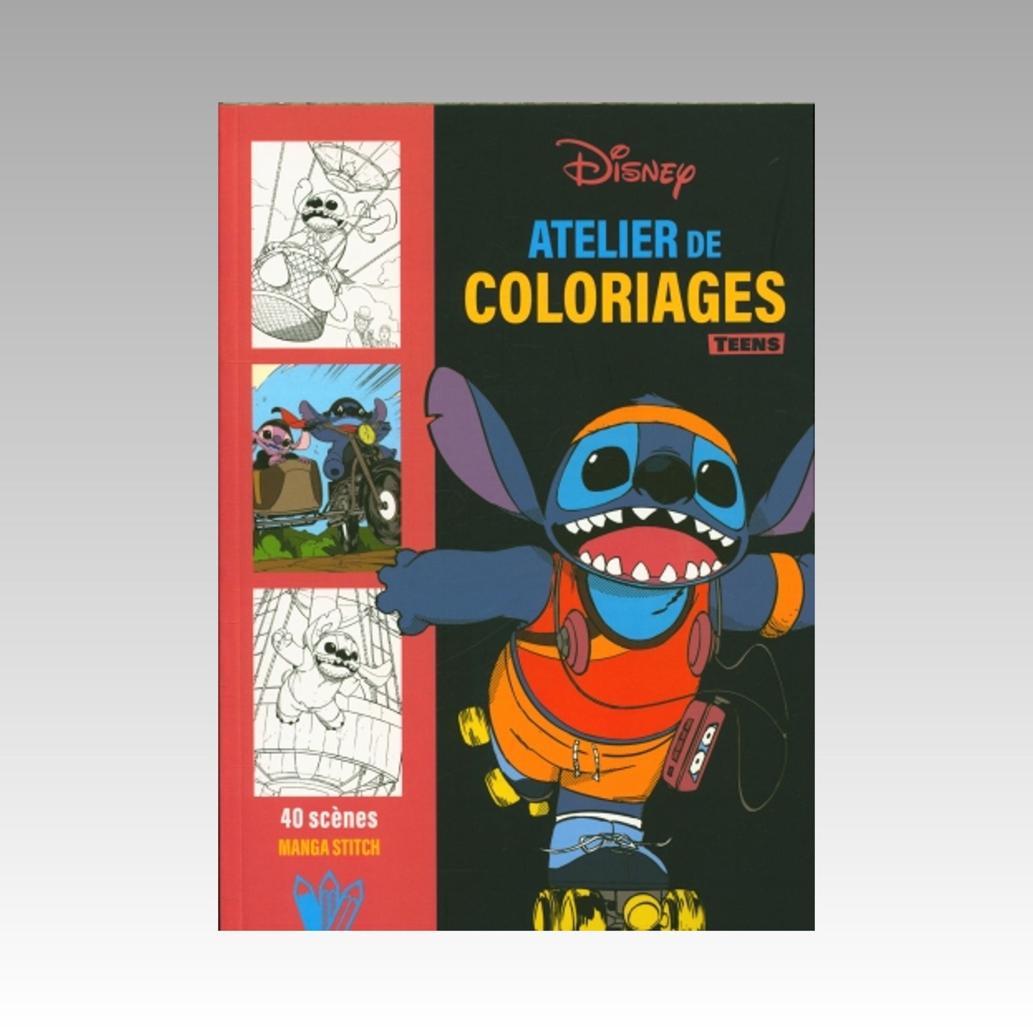 Atelier de coloriages - Teens - 40 scènes manga Stitch