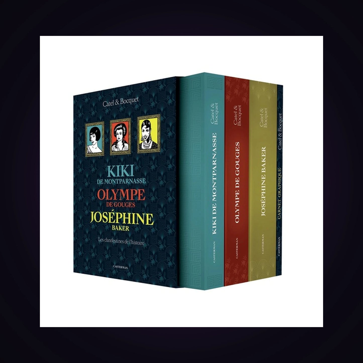 Les clandestines de l'histoire - Coffret 4 titres - Kiki de Montparnasse - Olympe de Gouges - Joséphine Baker