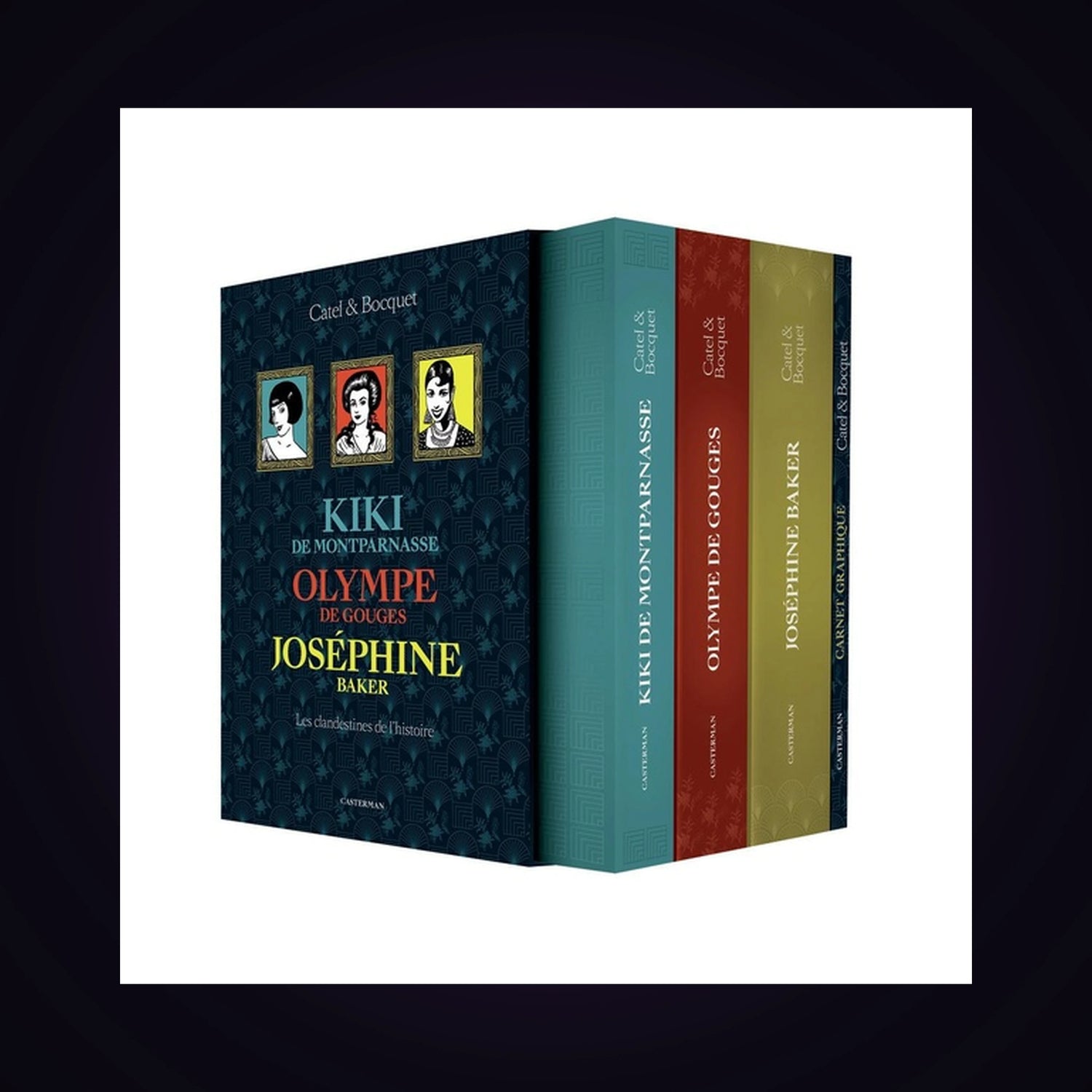 Les clandestines de l'histoire - Coffret 4 titres - Kiki de Montparnasse - Olympe de Gouges - Joséphine Baker
