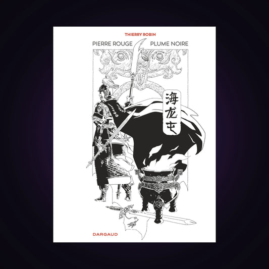 Pierre rouge, plume noire - Édition Noir & blanc numérotée et signée