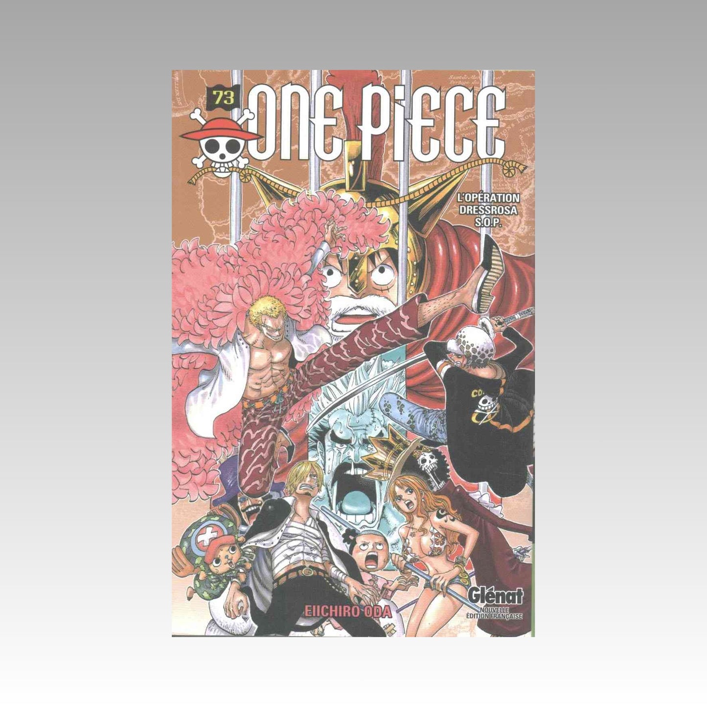 One Piece. Tome 73 - L'opération Dressrosa S.O.P.