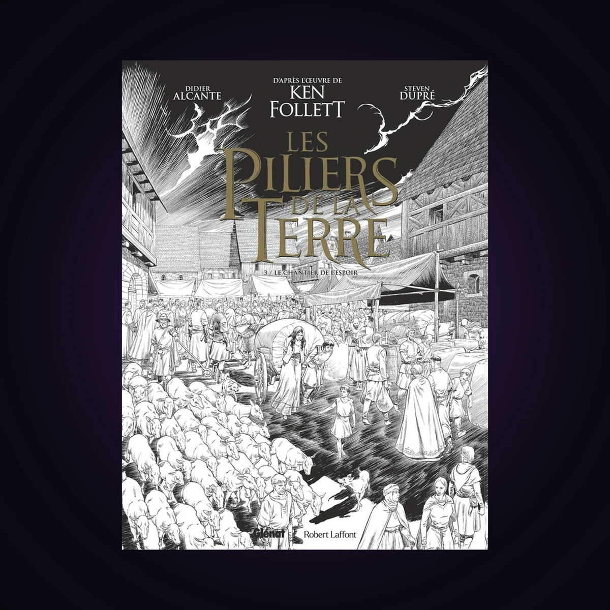 Les piliers de la terre - Édition Noir et Blanc. Tome 3
