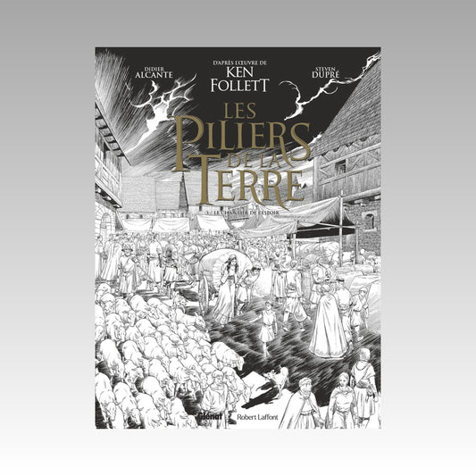 Les piliers de la terre - Édition Noir et Blanc. Tome 3