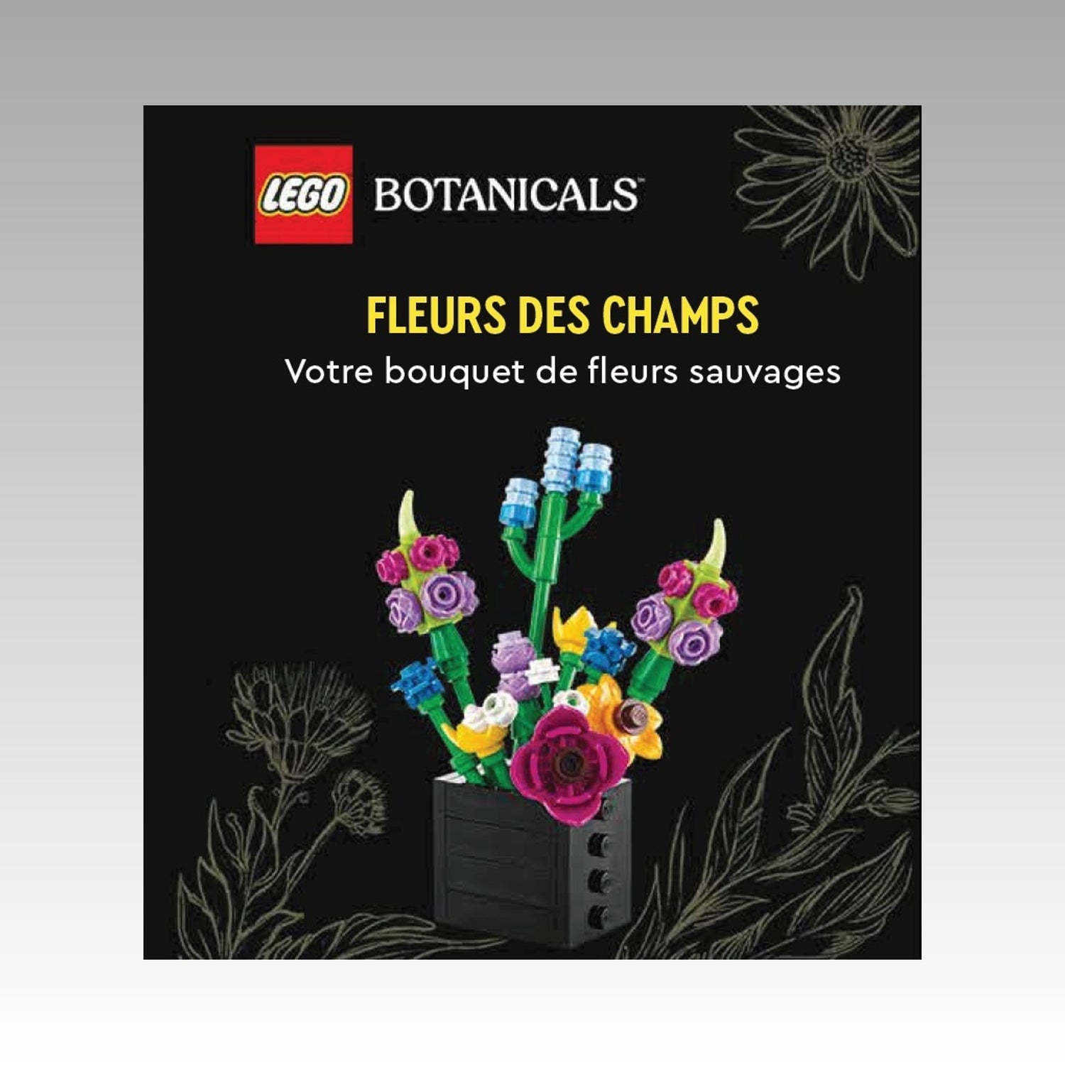 Lego Botanicals - Fleurs des champs - Votre bouquet de fleurs sauvages