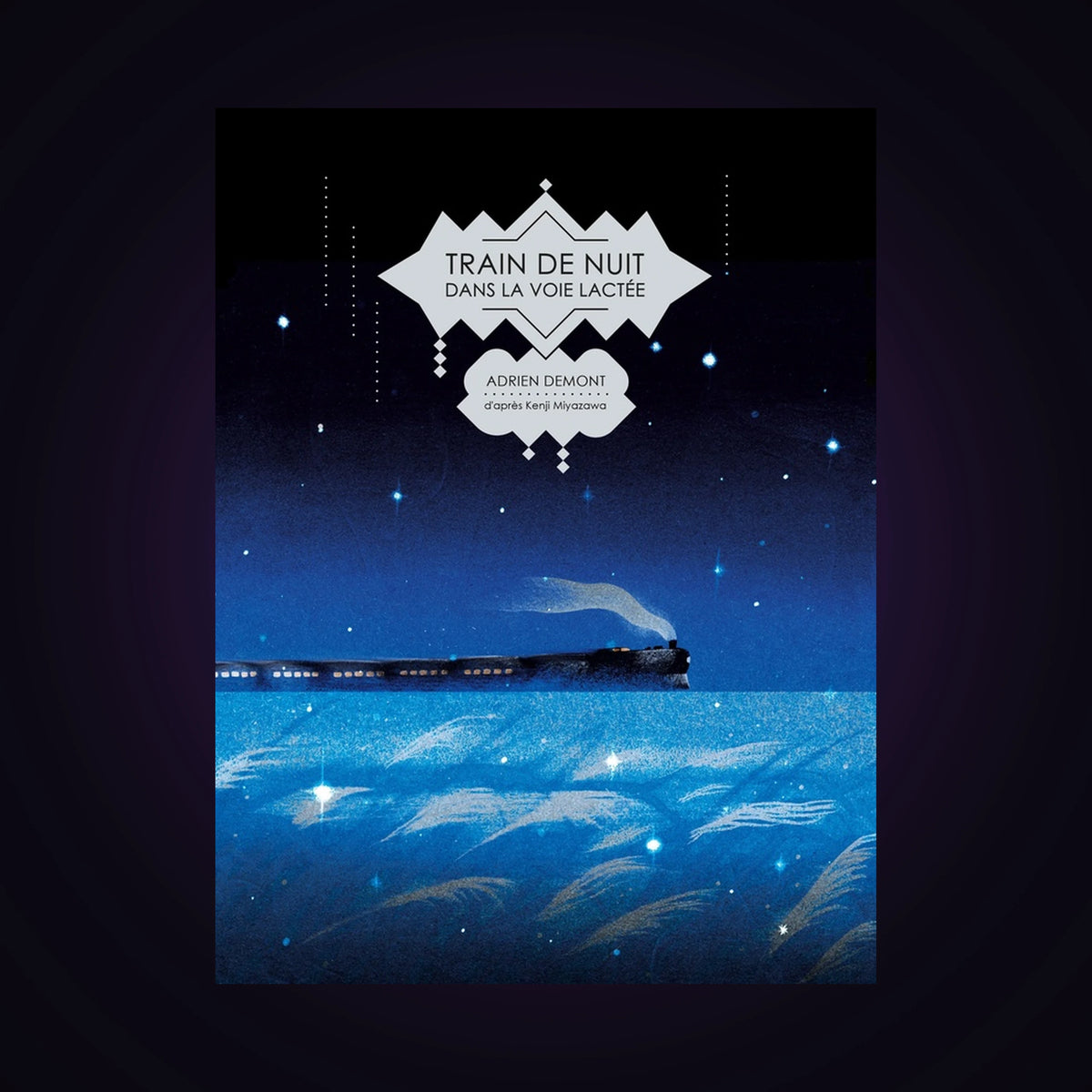 Train de nuit dans la voie lactée