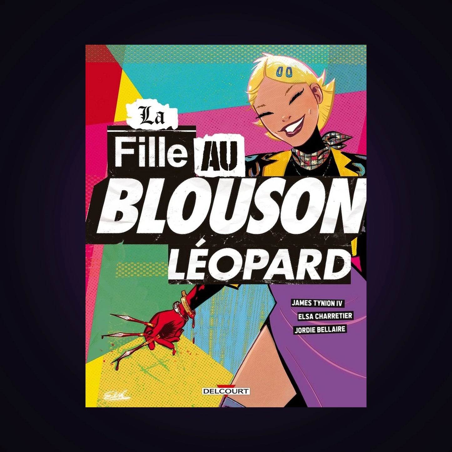 La fille au blouson léopard