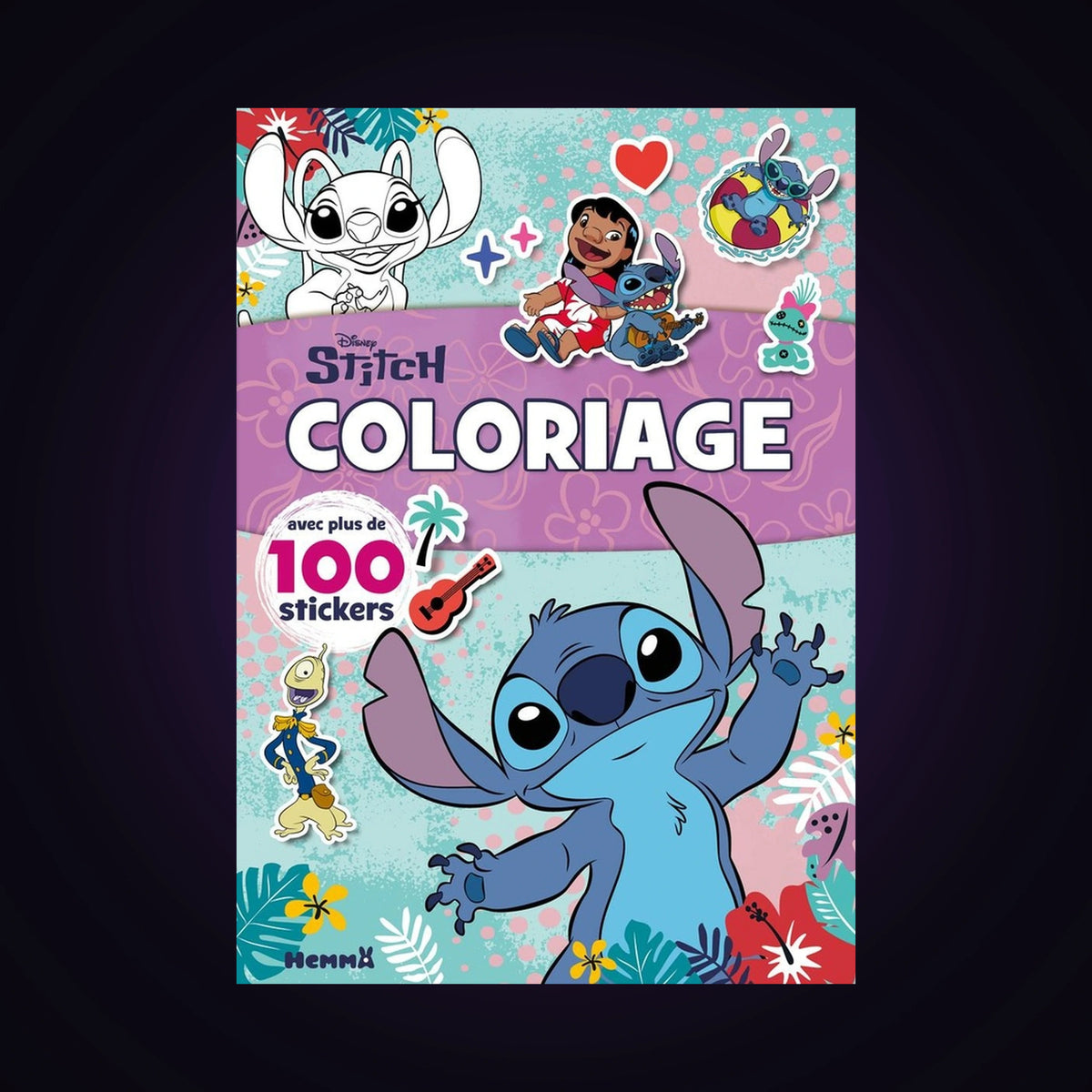 Stitch - Coloriage avec plus de 100 stickers