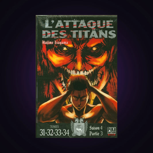 L'attaque des titans - Coffret saison 4 - Partie 3. Tomes 31 à 34