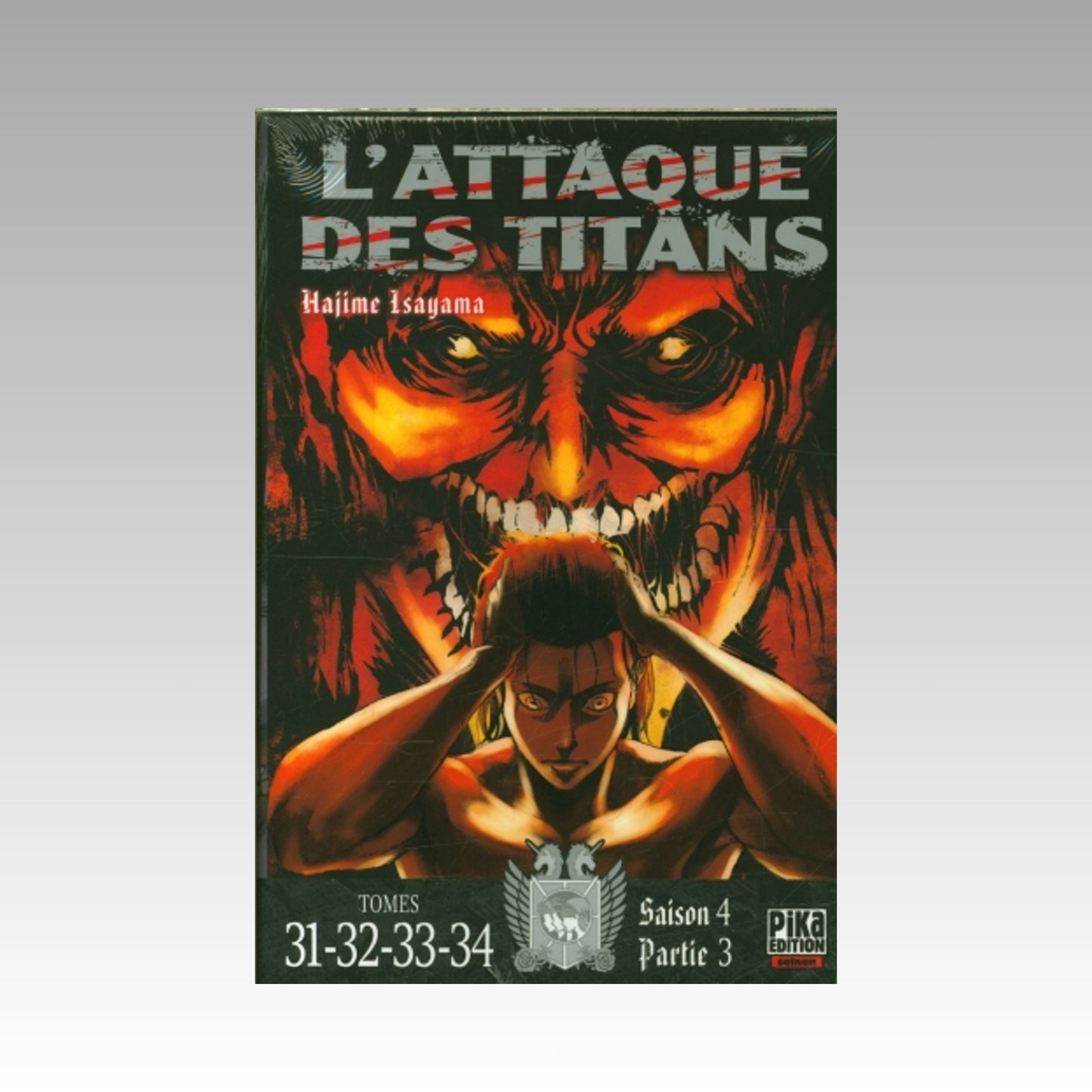 L'attaque des titans - Coffret saison 4 - Partie 3. Tomes 31 à 34