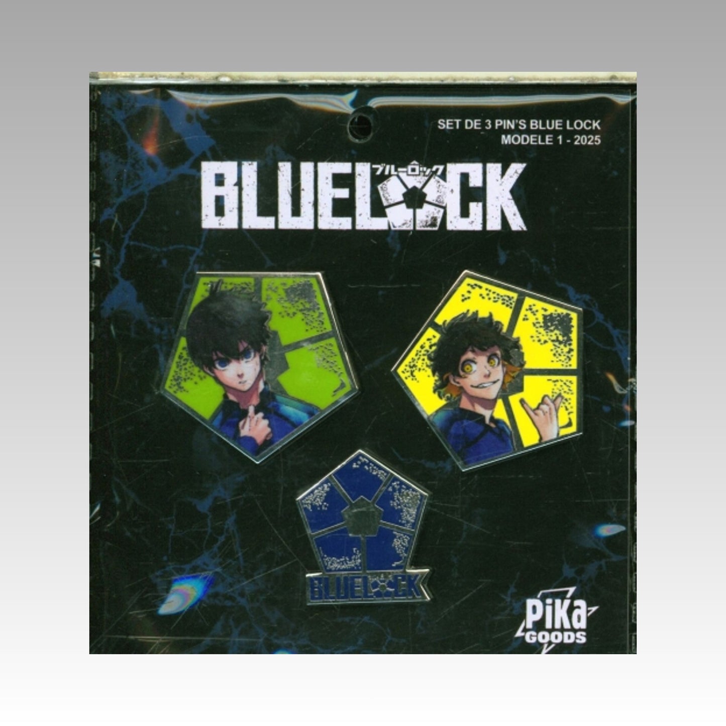 Blue Lock - Set de 3 pin's - Modèle 1