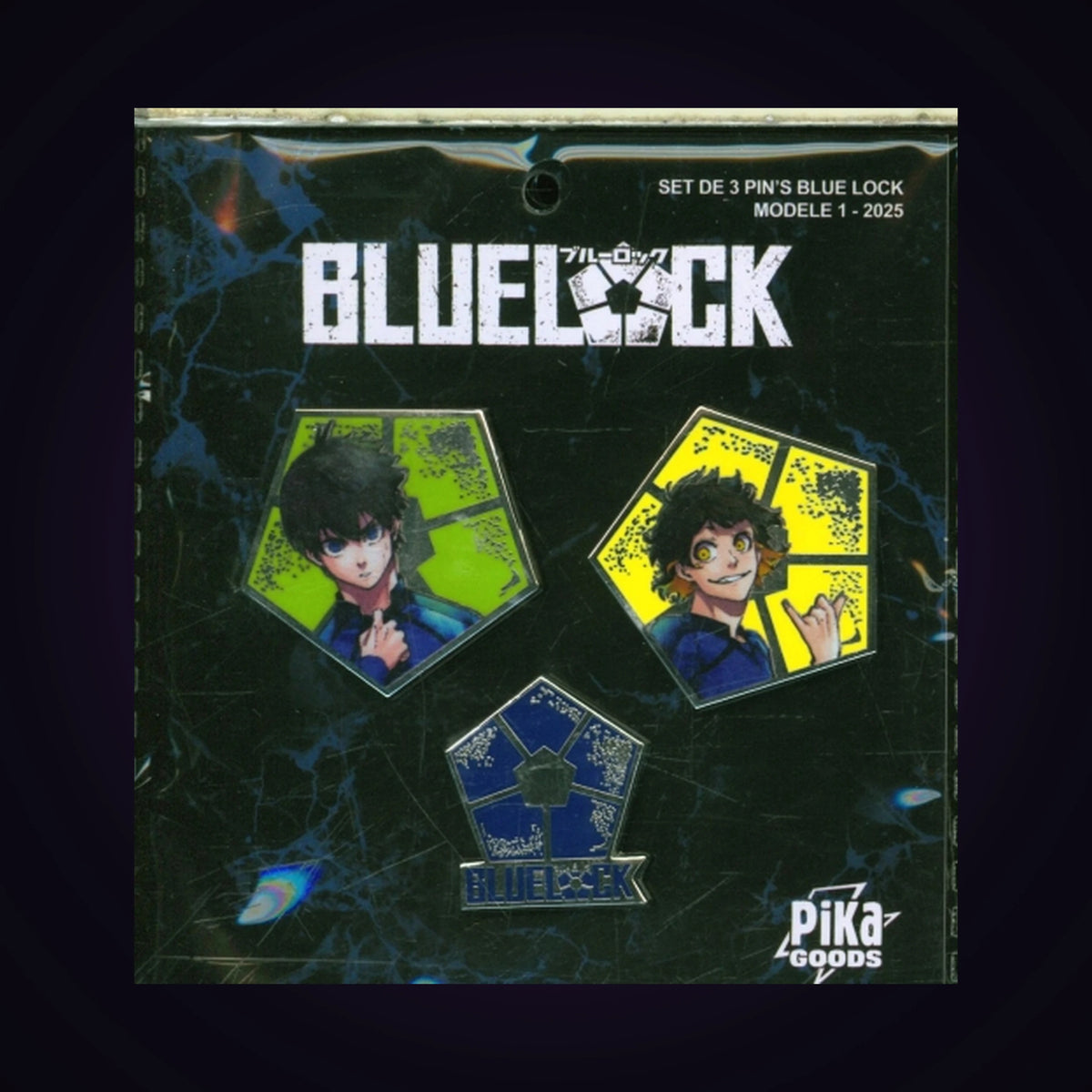 Blue Lock - Set de 3 pin's - Modèle 1