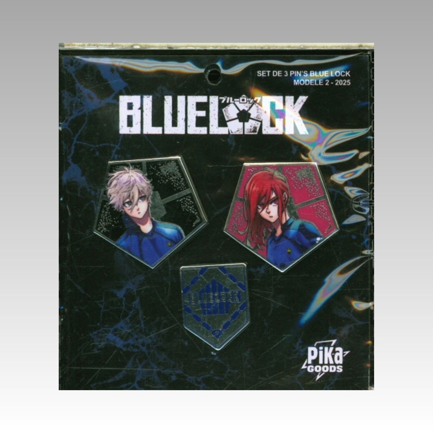 Blue Lock - Set de 3 pin's - Modèle 2