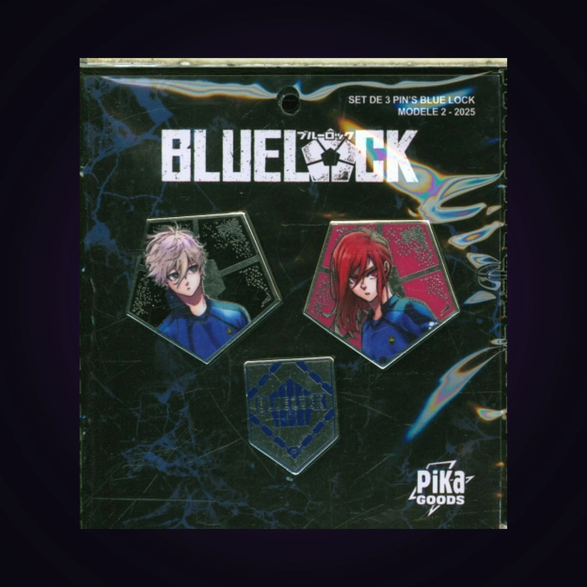 Blue Lock - Set de 3 pin's - Modèle 2