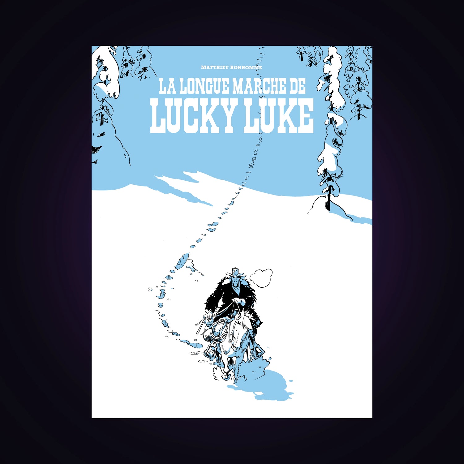 La longue marche de Lucky Luke - Edition Noir & blanc