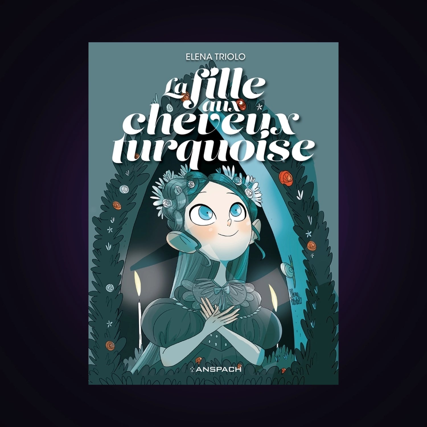 La fille aux cheveux turquoise