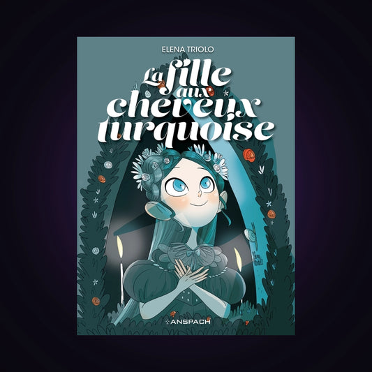 La fille aux cheveux turquoise