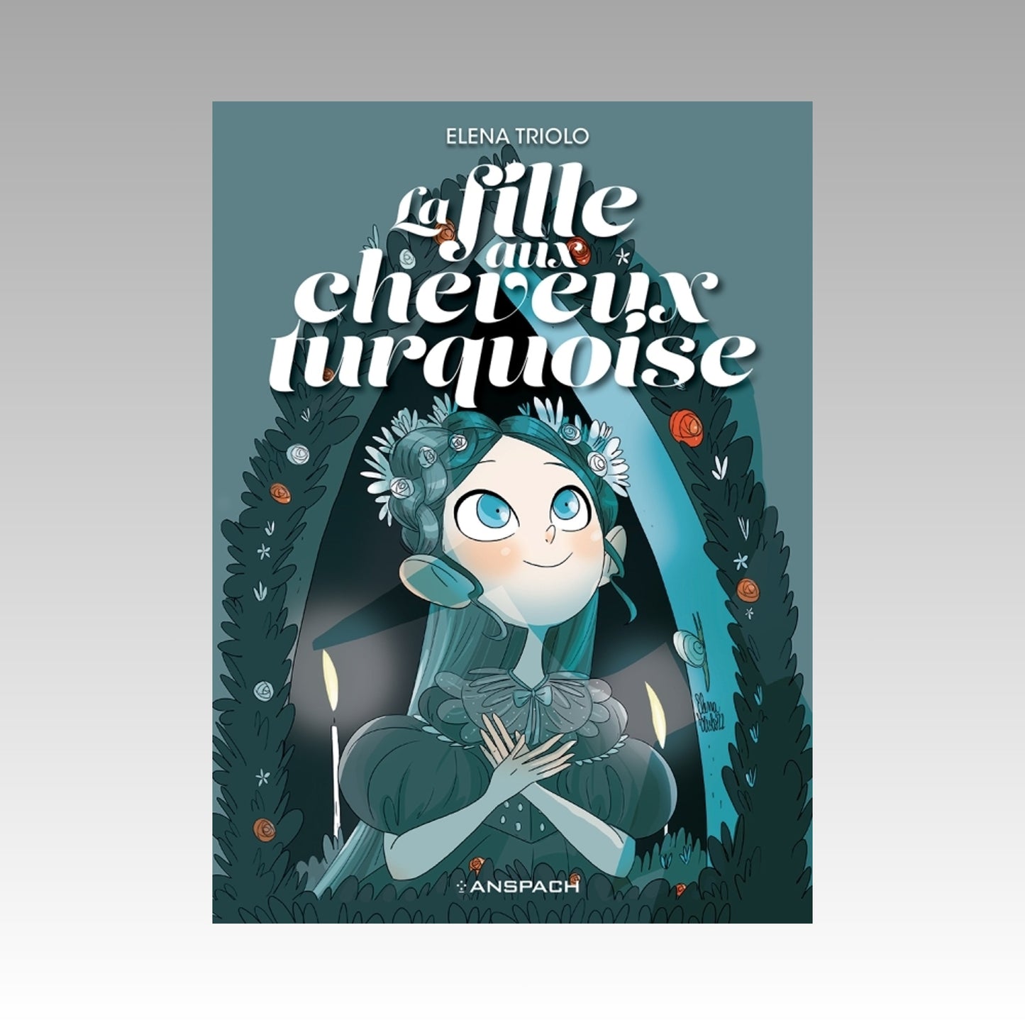 La fille aux cheveux turquoise
