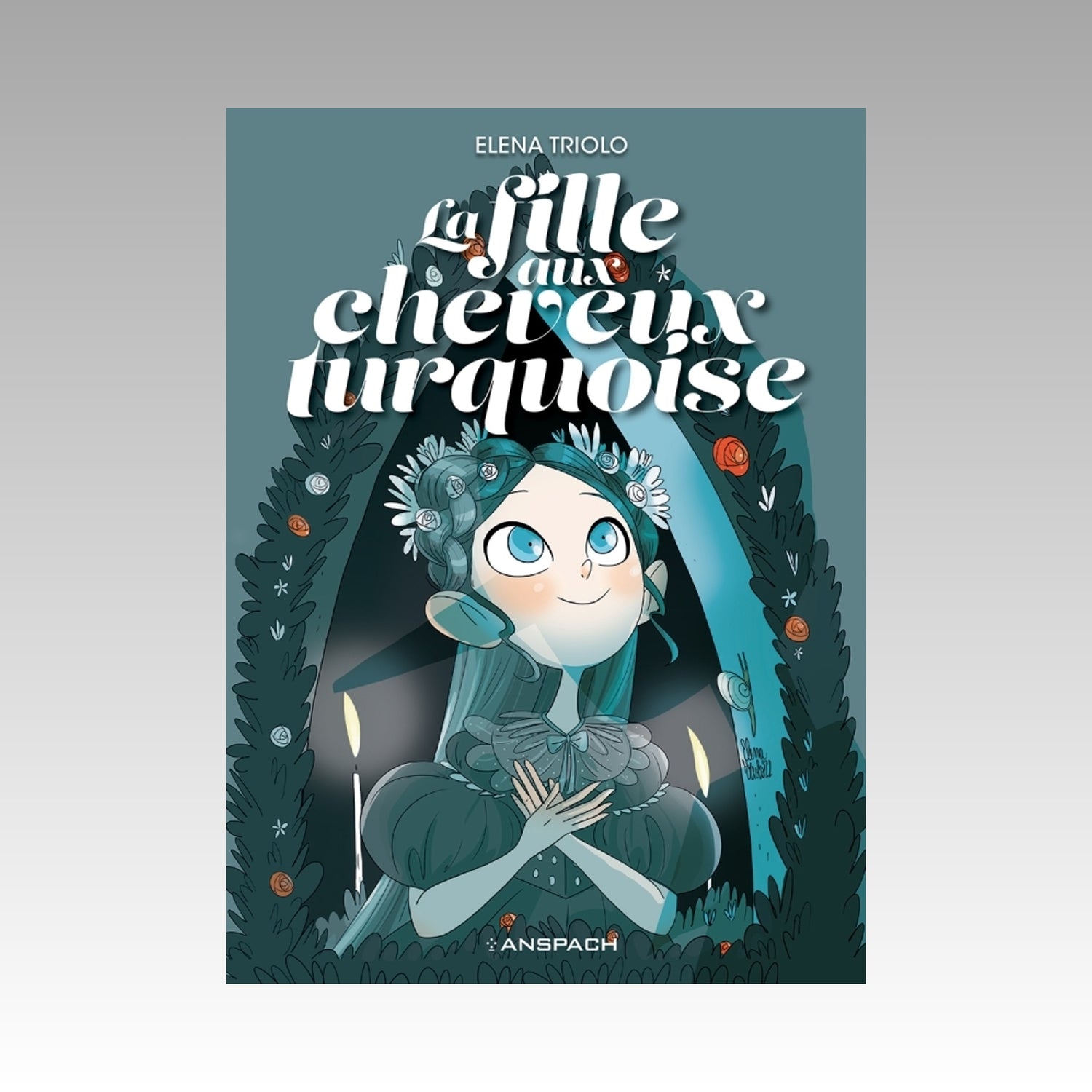 La fille aux cheveux turquoise